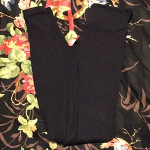 Size 2. Black lululemon wonder under
